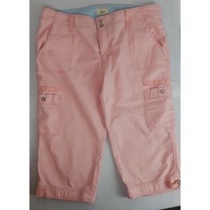 Levi's Capris Pink Cargo Style